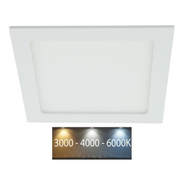 LED Fürdőszobai beépíthető lámpa LED/24W/230V 3000/4000/6000K IP44