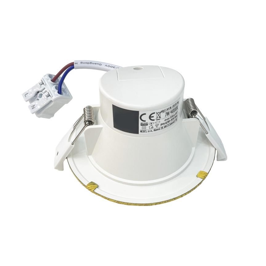 LED Fürdőszobai beépíthető lámpa LED/7W/230V 4000K bézs IP44