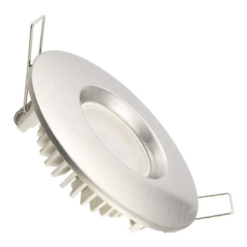 LED Fürdőszobai beépíthető lámpa LED/7W/230V 4000K ezüst IP44
