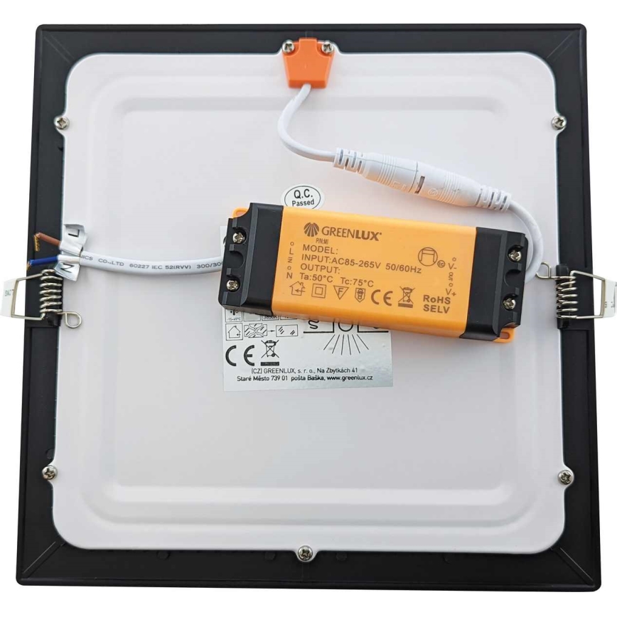 LED Fürdőszobai beépíthető lámpa VEGA LED/24W/230V 2800K 29,8 cm IP44