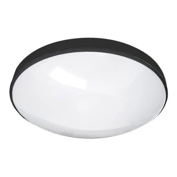 LED Fürdőszobai mennyezeti lámpa CIRCLE LED/12W/230V 4000K átm. 25 cm IP44 fekete