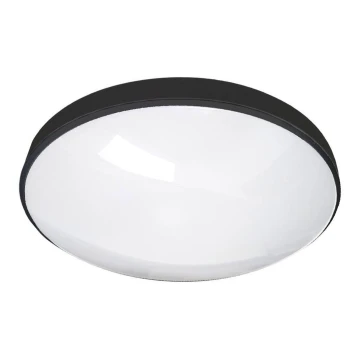 LED Fürdőszobai mennyezeti lámpa CIRCLE LED/18W/230V 4000K átm. 30 cm IP44 fekete