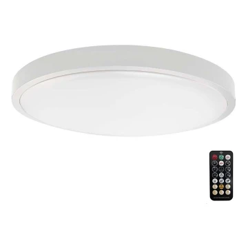 LED Fürdőszobai mennyezeti lámpa érzékelővel LED/18W/230V 3000K IP44 fehér + távirányítás