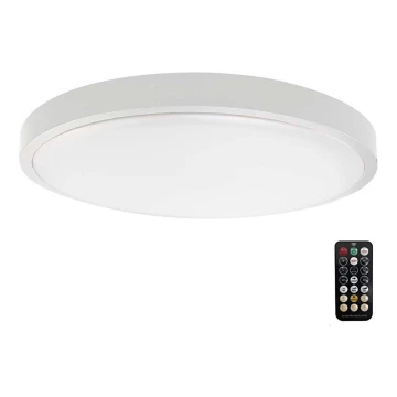 LED Fürdőszobai mennyezeti lámpa érzékelővel LED/18W/230V 6500K IP44 fehér + távirányítás