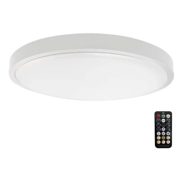 LED Fürdőszobai mennyezeti lámpa érzékelővel LED/24W/230V 3000K IP44 fehér + távirányítás