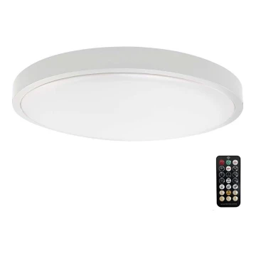 LED Fürdőszobai mennyezeti lámpa érzékelővel LED/24W/230V 6500K IP44 fehér + távirányítás