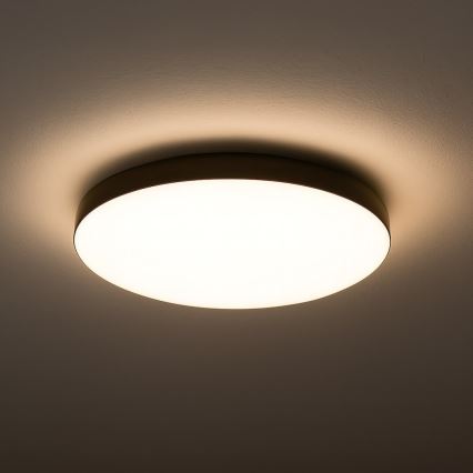 LED Fürdőszobai mennyezeti lámpa MAYA LED/15W/230V átm. 33 cm IP44 fekete