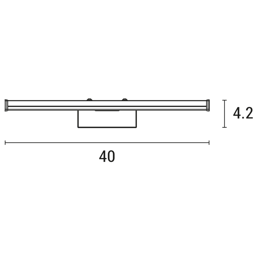 LED Fürdőszobai tükörmegvilágítás LED/8W/230V 4000K 40 cm IP44 króm