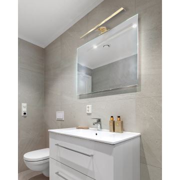 LED fürdőszobai tükörmegvilágítás LED/8W/230V 4000K 50 cm IP44 arany