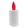 LED Gyertya LED/2xAA meleg fehér 10,8 cm fehér/piros