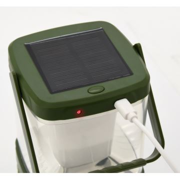 LED Hordozható újratölthető lámpa rovarcsapdával LED/3W/1800mAh zöld