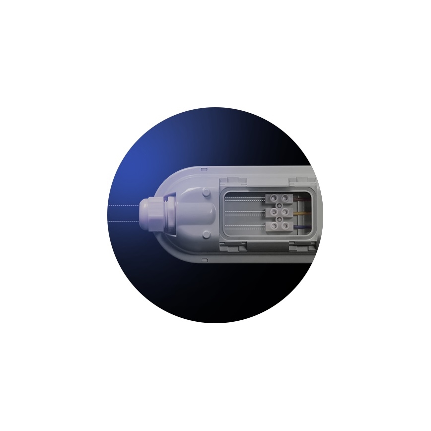 LED Ipari fénycsöves világítás LIMEA GIGANT LED/38W/230V IP65 1190mm fekete