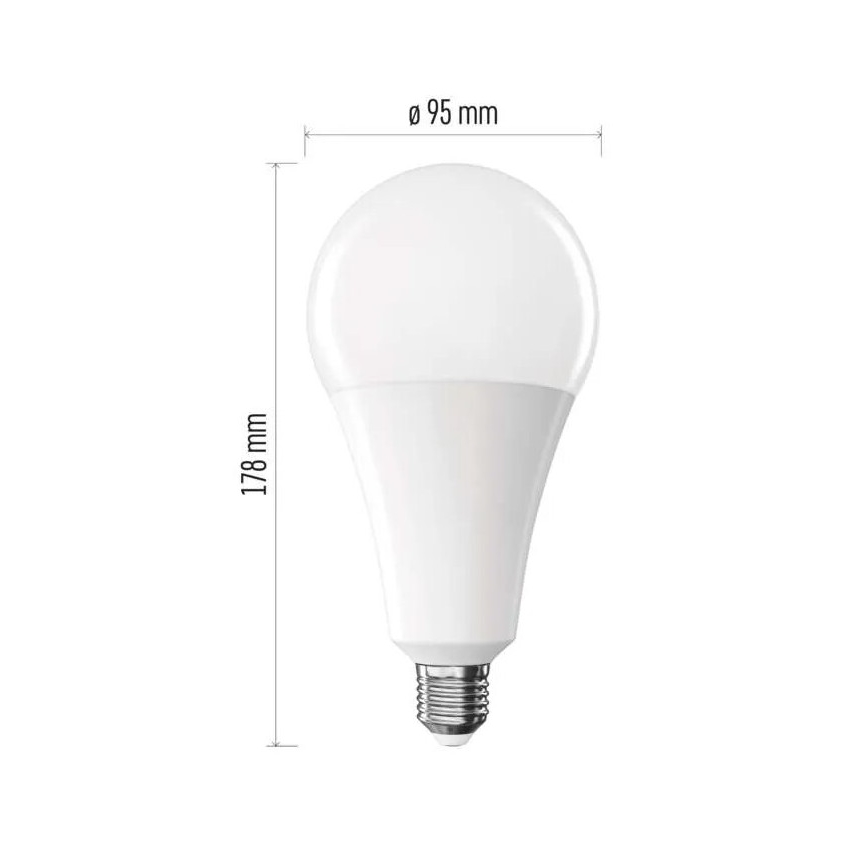 LED Izzó A95 E27/28W/230V 2700K