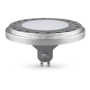 LED Izzó AR111 GU10/12W/230V 3000K ezüst 120°