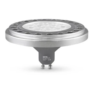 LED Izzó AR111 GU10/12W/230V 3000K ezüst 30°