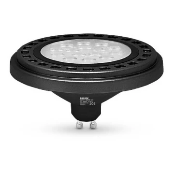 LED Izzó AR111 GU10/12W/230V 4000K fekete 30°