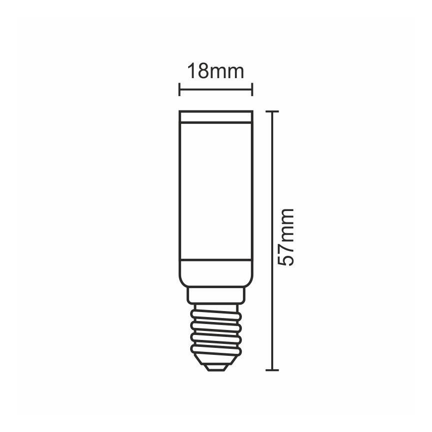 LED Izzó E14/5W/230V 2800K