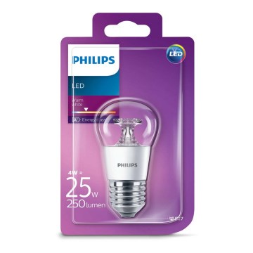 LED Izzó E27/4W/230V 2700K - Philips