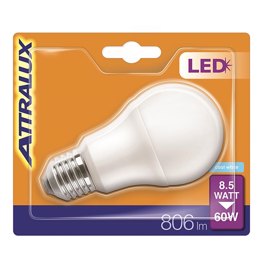 LED Izzó E27/8,5W/230V 4000K - Attralux