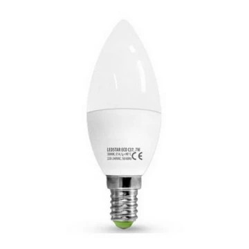 LED Izzó ECOLINE C37 E14/7W/230V 3000K -  Brilagi