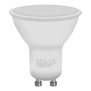 LED Izzó ECOLINE GU10/6W/230V 4000K - Brilagi