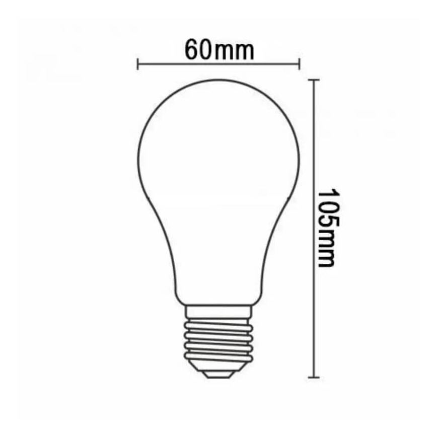 LED Izzó WHITE FILAMENT A60 E27/13W/230V 3000K