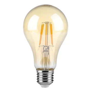 LED Izzó FILAMENT AMBER A67 E27/10W/230V 2200K