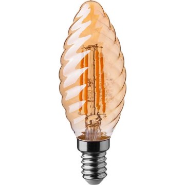 LED Izzó FILAMENT AMBER E14/4W/230V 2200K