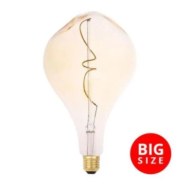 LED Izzó FILAMENT BUMPED VINTAGE ET160 E27/4W/230V 2000K