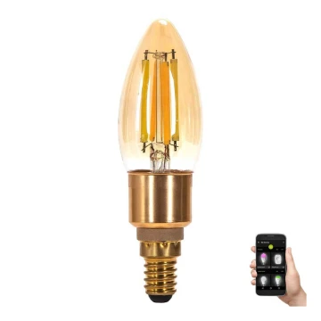 LED Izzó FILAMENT C35 E14/4,5W/230V 2700-6500K - Aigostar