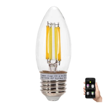 LED Izzó FILAMENT C35 E27/4,5W/230V 2700-6500K - Aigostar