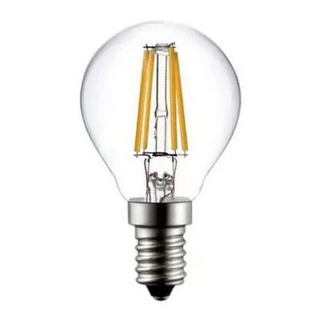 LED Izzó FILAMENT G45 E14/4W/230V 3000K