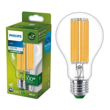 LED Izzó FILAMENT Philips A60 E27/7,3W/230V 4000K