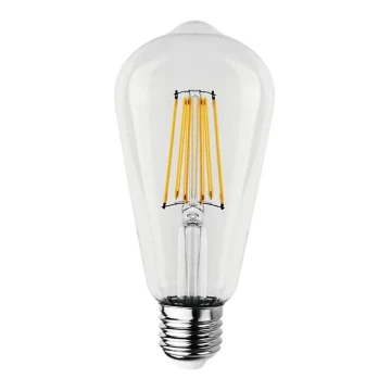 LED Izzó FILAMENT ST64 E27/12W/230V 3000K