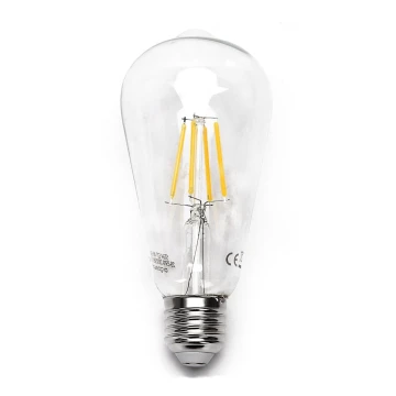 LED Izzó FILAMENT ST64 E27/6W/230V 2700K - Aigostar