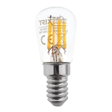 LED Izzó FILAMENT VINTAGE ST25 E14/3W/230V 2700K