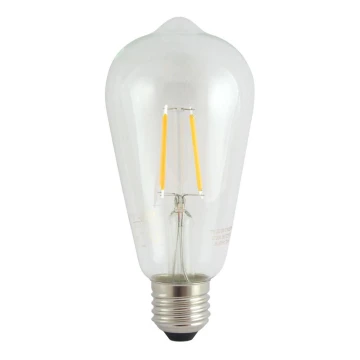 LED Izzó FILAMENT VINTAGE ST64 E27/4W/230V 2700K