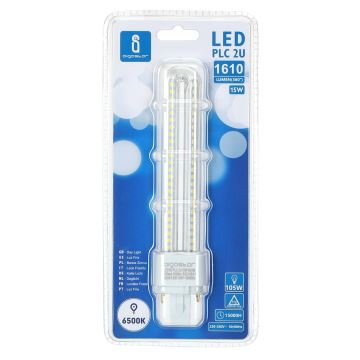 LED Izzó G24D-3/15W/230V 6500K - Aigostar