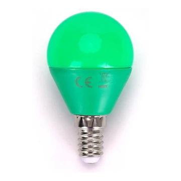 LED Izzó G45 E14/4W/230V zöld - Aigostar