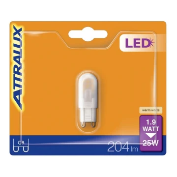 LED Izzó G9/1,9W/230V 2700K - Attralux