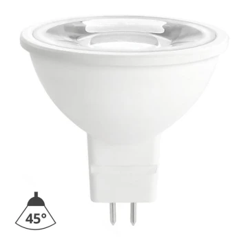 LED Izzó MR16 GU5,3/4W/12V 4000K 45° fehér