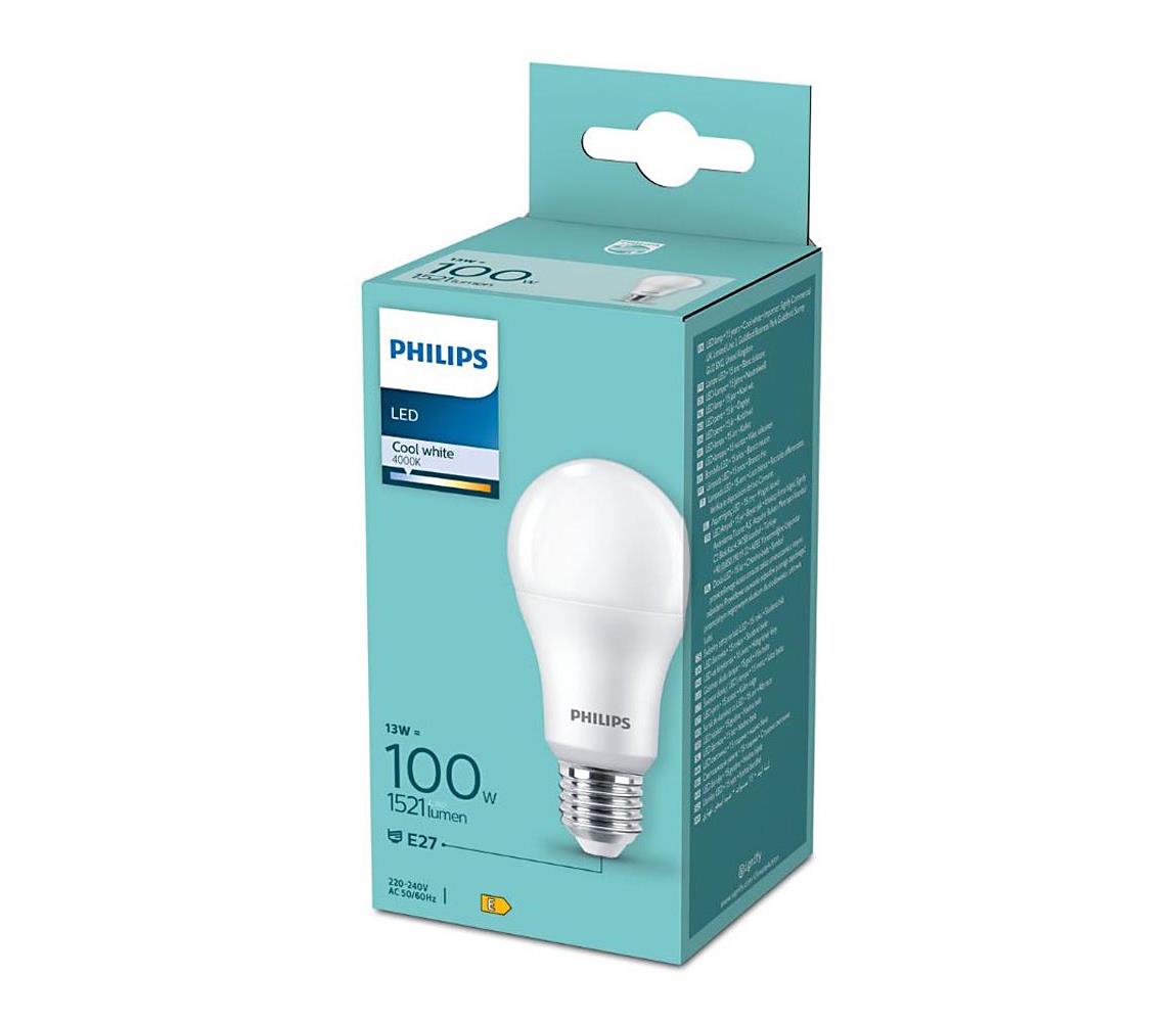 Philips LED Izzó Philips A60 E27/13W/230V 4000K