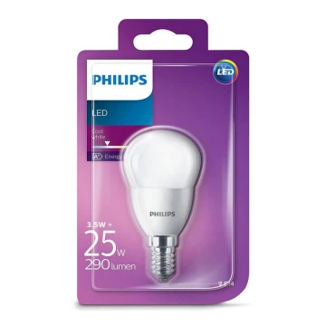 LED Izzó Philips E14/3,5W/230V 4000K