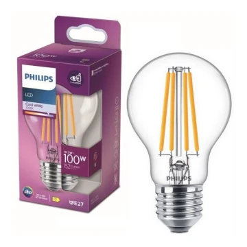 LED Izzó Philips E27/10,5W/230V 4000K