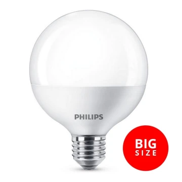 LED Izzó Philips G95 E27/8,5W/230V 6500K