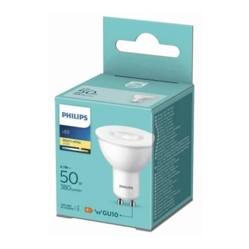 LED Izzó Philips GU10/4,7W/230V 2700K