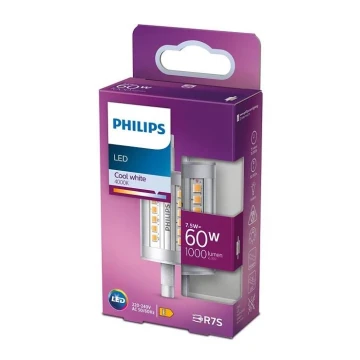 LED Izzó Philips R7s/7,5W/230V 4000K 78 mm