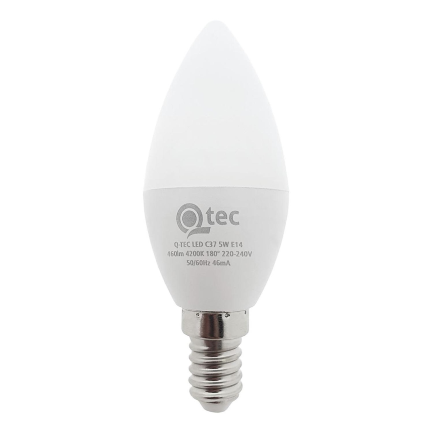 LED Izzó Qtec C35 E14/5W/230V 4200K