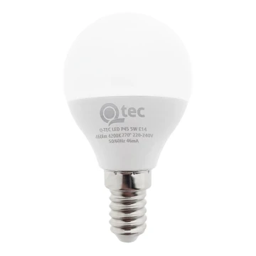 LED Izzó Qtec P45 E14/5W/230V 4200K