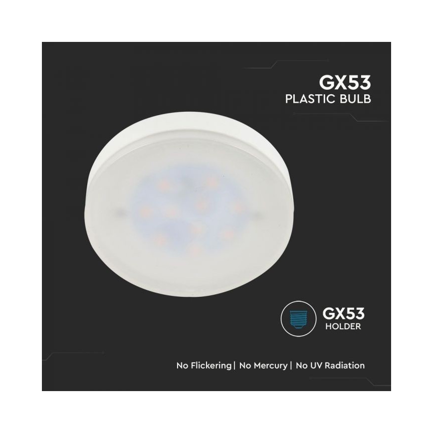 LED Izzó SAMSUNG CHIP GX53/6,4W/230V 3000K